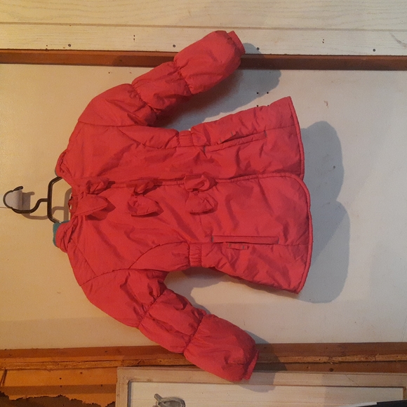 Girls size 4/5 Rococo Winter Jacket Pink & Blue - Picture 2 of 11